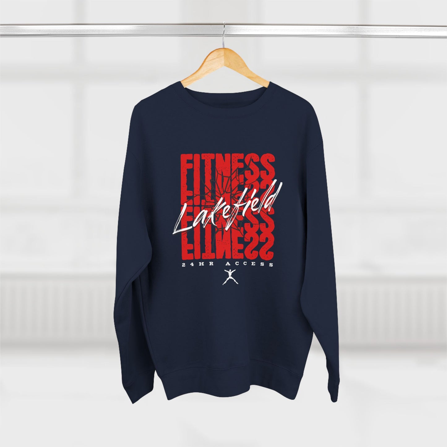 Lakefield Smashed Fitness Unisex Crewneck Sweatshirt