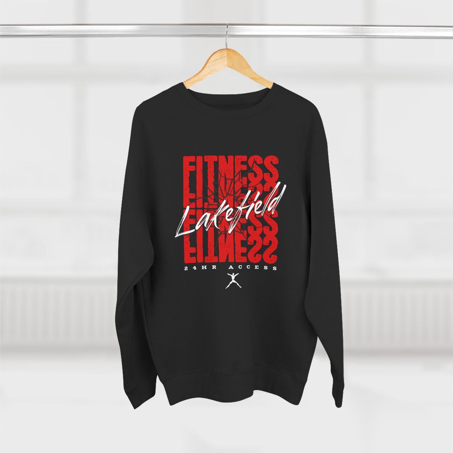 Lakefield Smashed Fitness Unisex Crewneck Sweatshirt