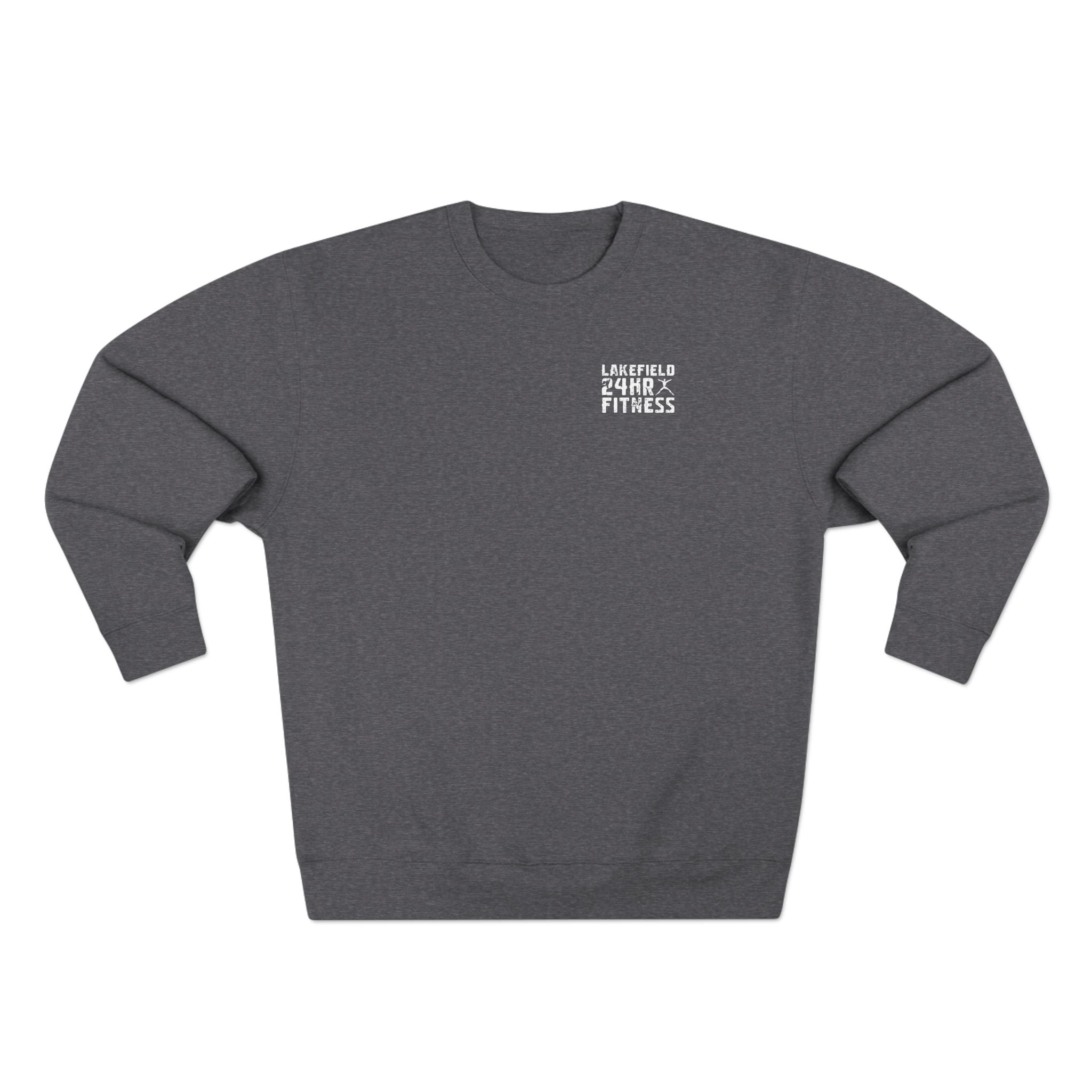 Lakefield Fitness Cracked Text Unisex Crewneck Sweatshirt