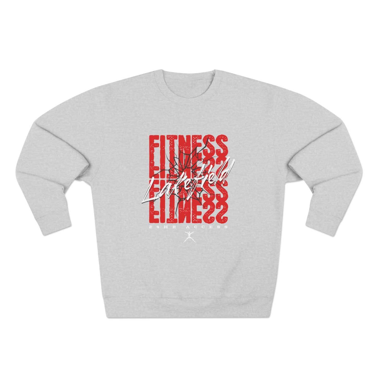Lakefield Smashed Fitness Unisex Crewneck Sweatshirt