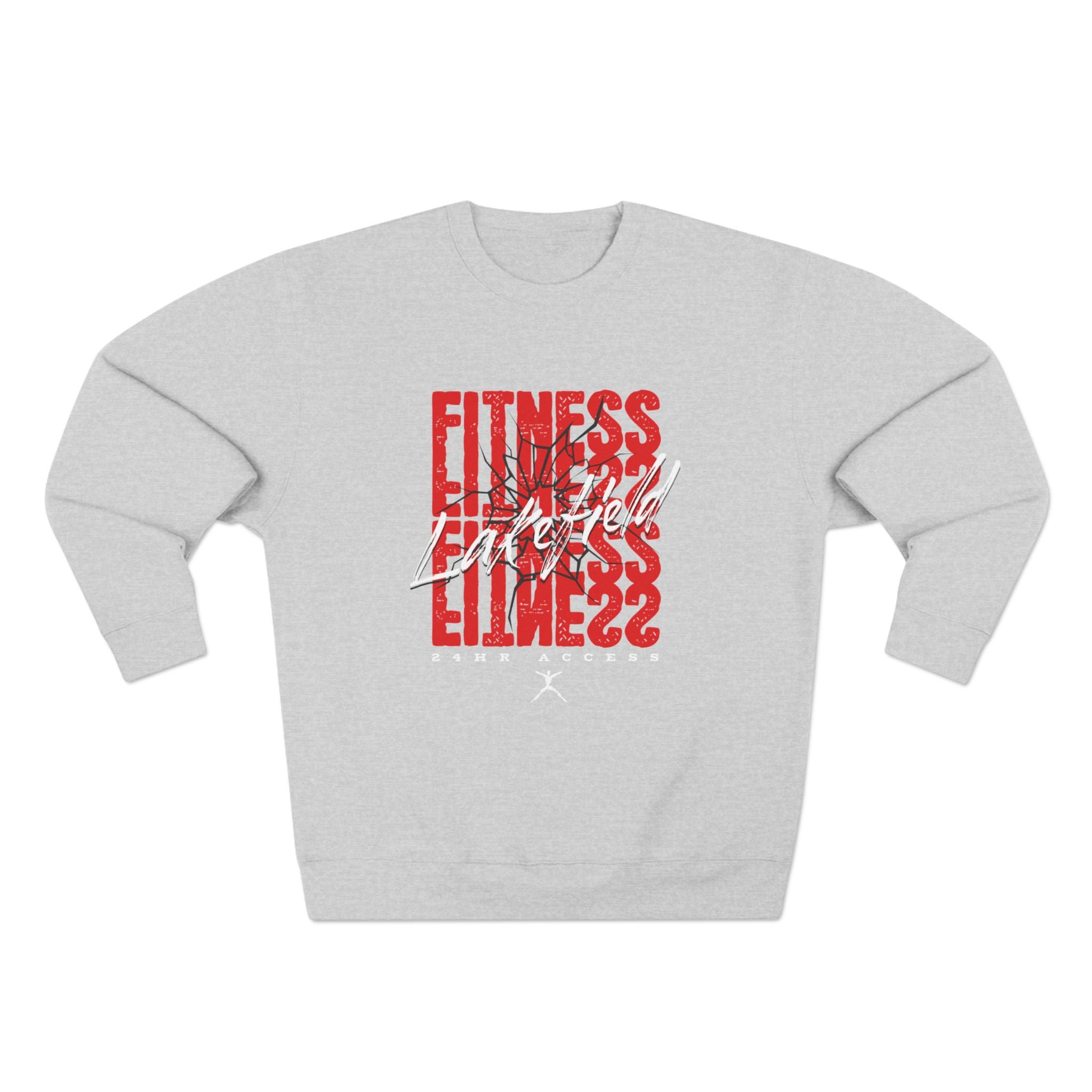 Lakefield Smashed Fitness Unisex Crewneck Sweatshirt