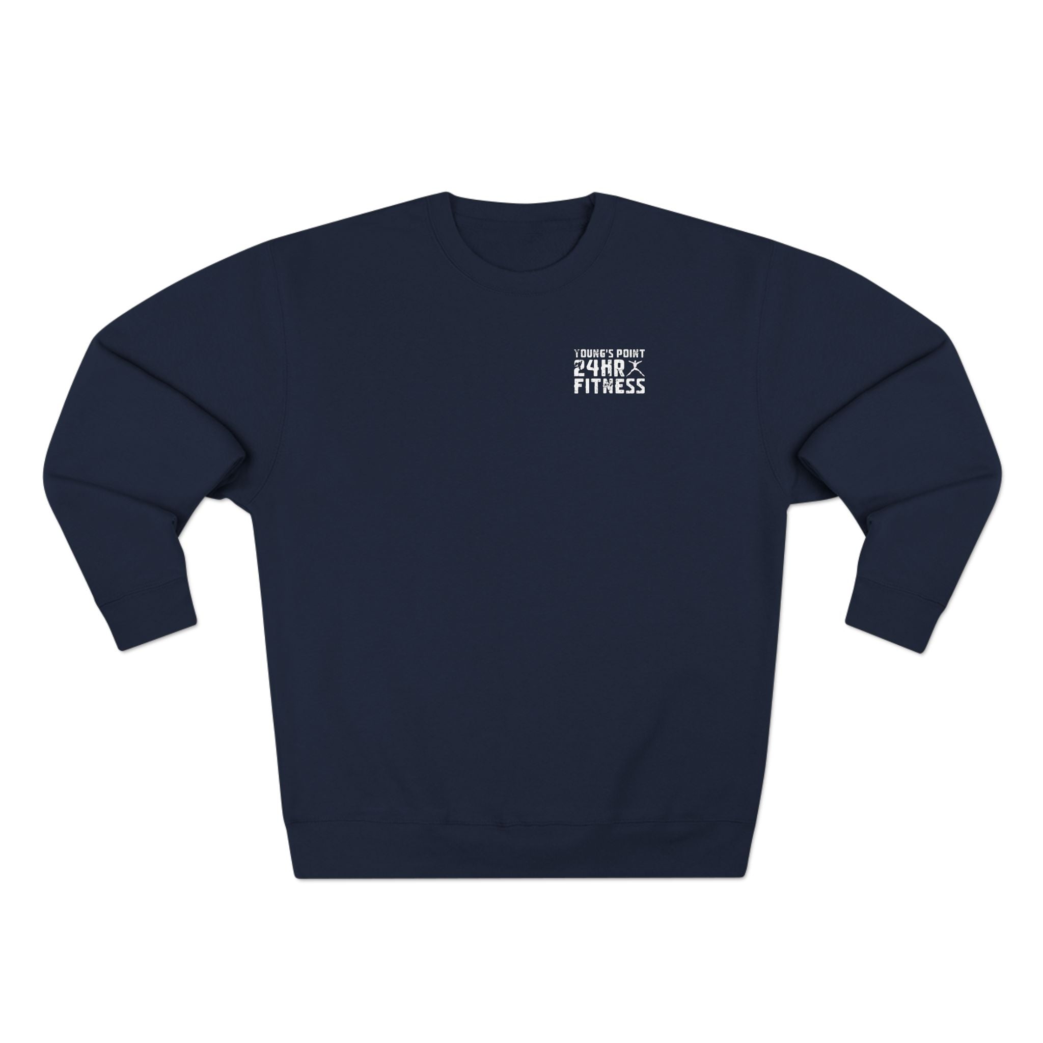 Young's Point Fitness Cracked Text Unisex Crewneck Sweatshirt