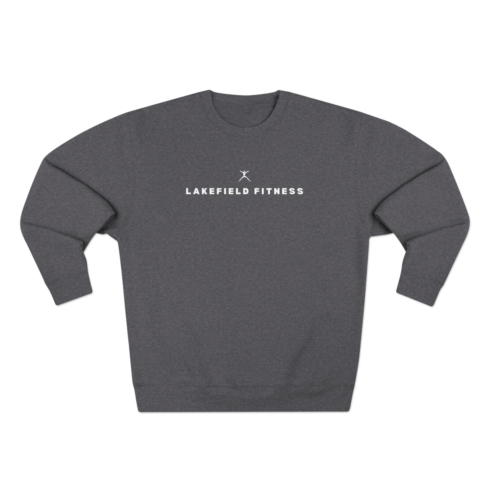Lakefield Fitness Cracked Text Unisex Crewneck Sweatshirt