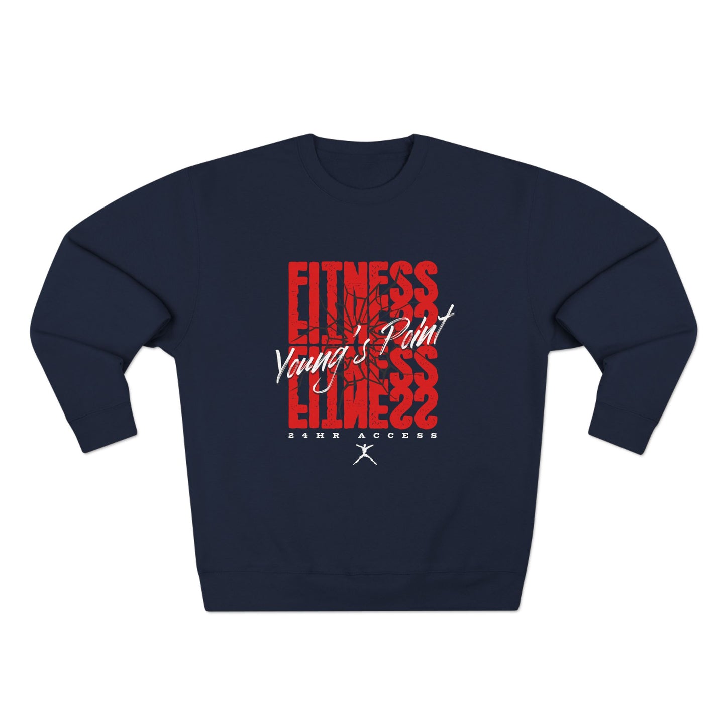Young's Point Smashed Fitness Unisex Crewneck Sweatshirt