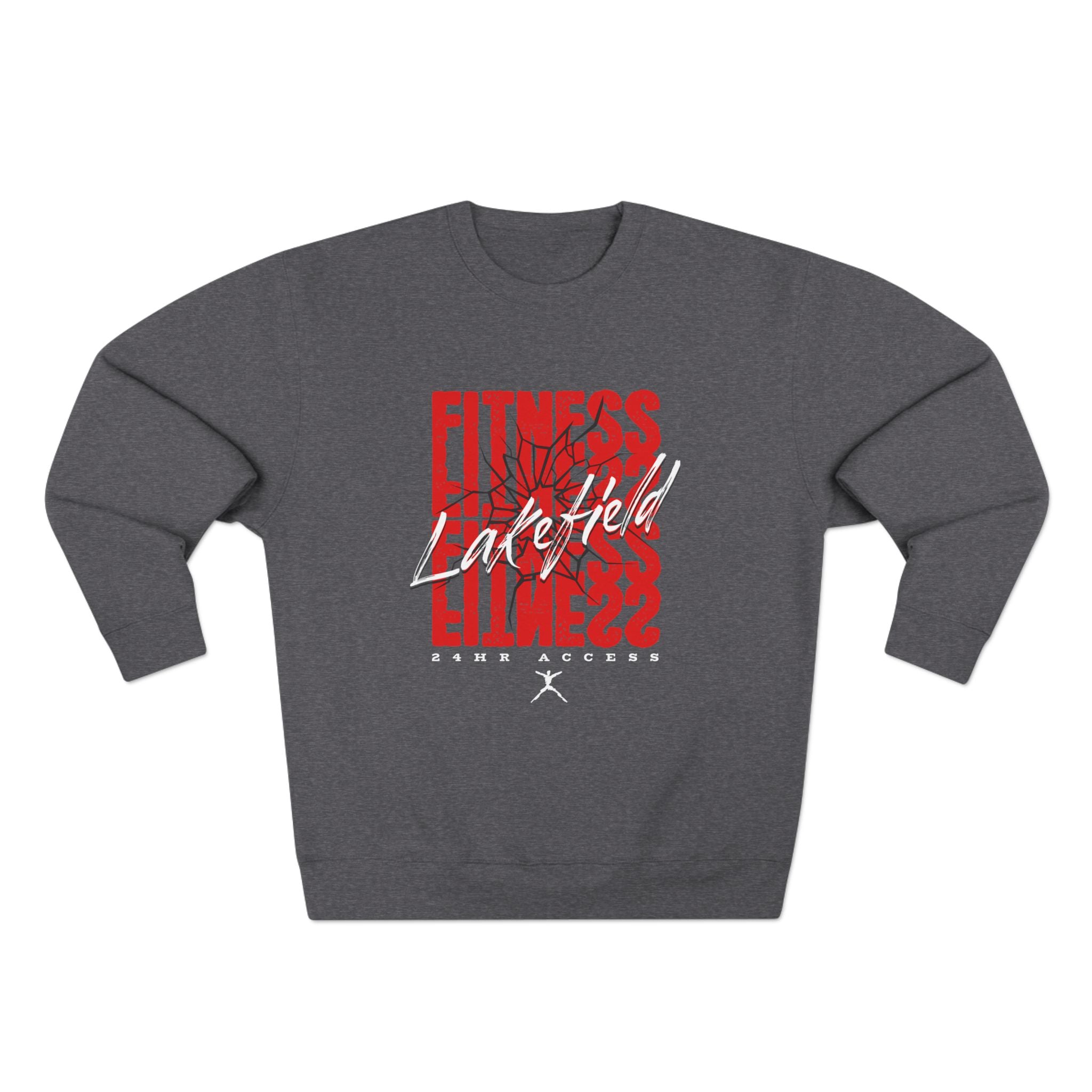 Lakefield Smashed Fitness Unisex Crewneck Sweatshirt