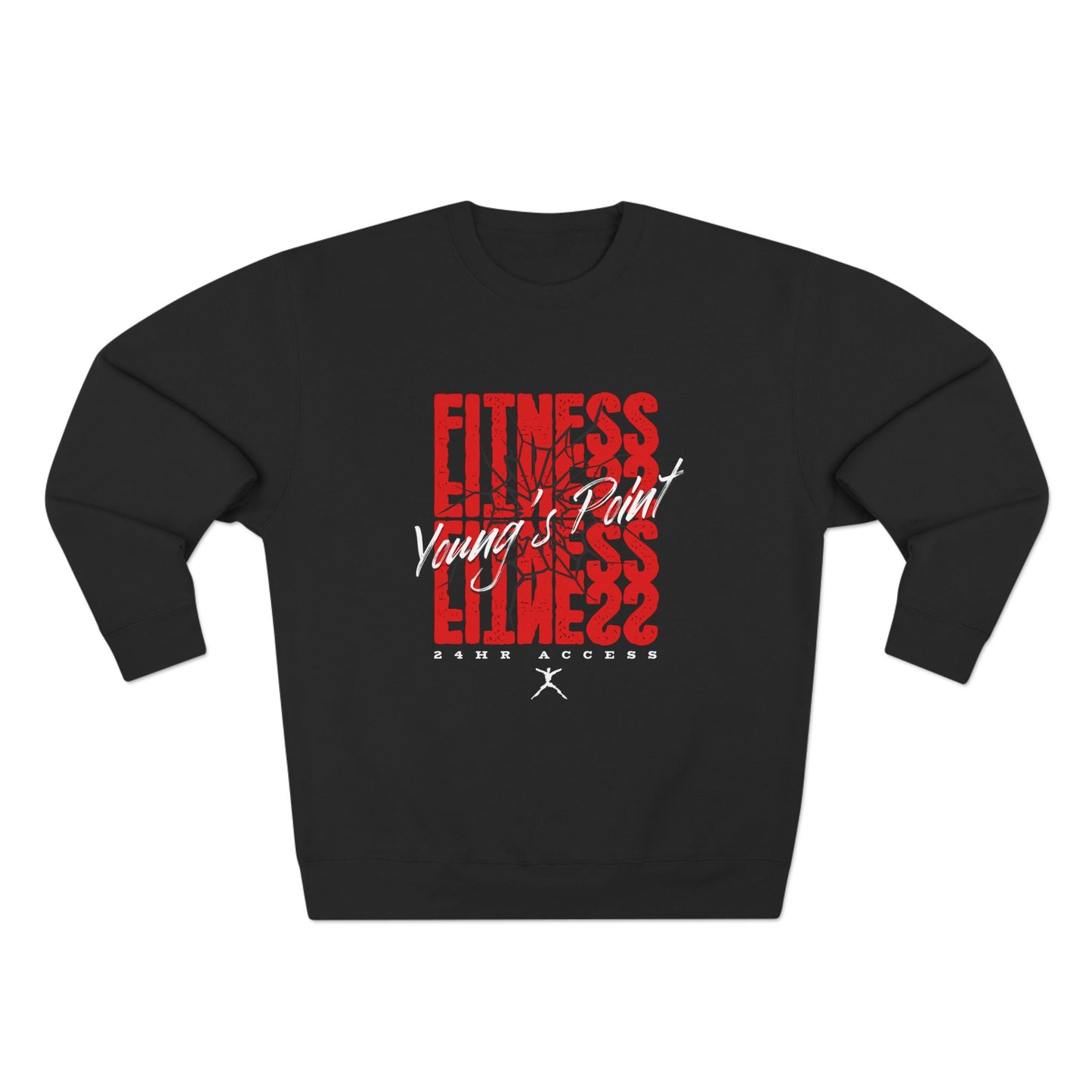 Young's Point Smashed Fitness Unisex Crewneck Sweatshirt