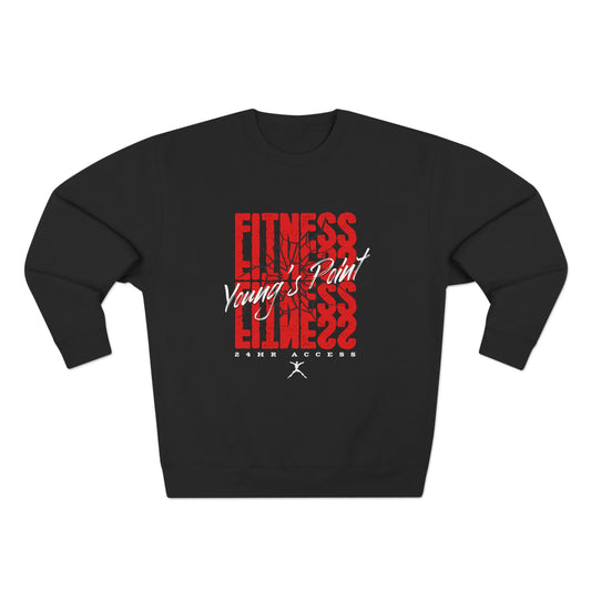 Young's Point Smashed Fitness Unisex Crewneck Sweatshirt