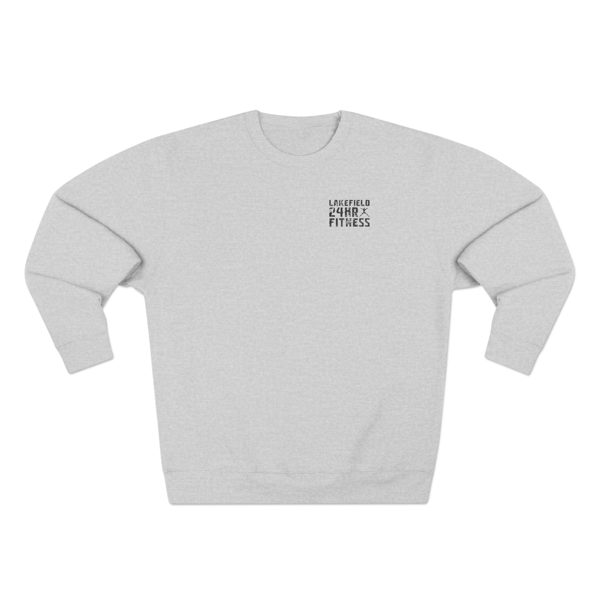 Lakefield Fitness Cracked Text Unisex Crewneck Sweatshirt